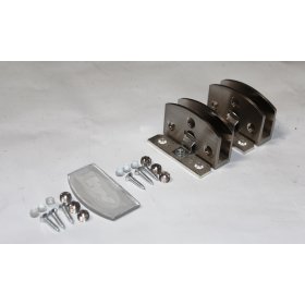 DOOR HINGES - GLASS DOOR HINGE STYLE 5 COMPLETE SET 8