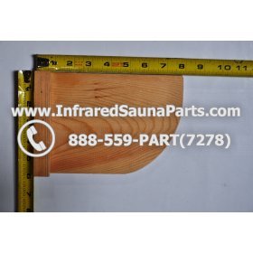 WOOD SHELVES + CUP HOLDERS - HEMLOCK WOOD CUP HOLDER STYLE 4 2