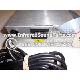 COMPLETE CONTROL POWER BOX WITH CONTROL PANEL - COMPLETE CONTROL POWER BOX  AIRWALL INFRARED SAUNA WITH CONTROL PANEL 12