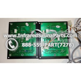 COMPLETE CONTROL POWER BOX WITH CONTROL PANEL - COMPLETE CONTROL POWER BOX FOR  INFRARED SAUNA 110v 120v WITH TWO CONTROL PANELS UNIVERSAL 14