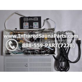 COMPLETE CONTROL POWER BOX WITH CONTROL PANEL - COMPLETE CONTROL POWER BOX CAL SAUNA INFRARED SAUNA STYLE 1 WITH ONE CONTROL PANEL 16