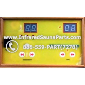 FACE PLATES - FACEPLATE FOR CIRCUIT BOARD VIDAL  INFRARED SAUNA 10J0460 1