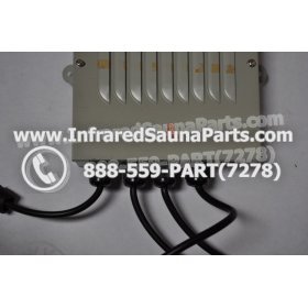 COMPLETE CONTROL POWER BOX 220V / 240V - COMPLETE CONTROL POWER BOX 220V / 240V BAMXSAUNA INFRARED SAUNA WITH 8 HEATER PLUGS v1 2