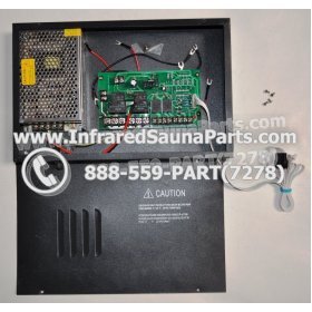 COMPLETE CONTROL POWER BOX 220V / 240V - COMPLETE CONTROL POWER BOX  220V / 240V WITH 8 CIRCUIT BOARD PINS SAUNAGEN INFRARED SAUNA 7