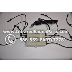 COMPLETE CONTROL POWER BOX 220V / 240V - COMPLETE CONTROL POWER BOX 220V / 240V SUNTECH INFRARED SAUNA WITH 8 HEATER PLUGS v1 9