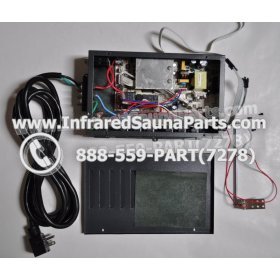 COMPLETE CONTROL POWER BOX 220V / 240V - COMPLETE CONTROL POWER BOX 220V / 240V WITH 7 CIRCUIT BOARD PINS  6 FEMALE PLUGS SAUNAGEN INFRARED SAUNA 23