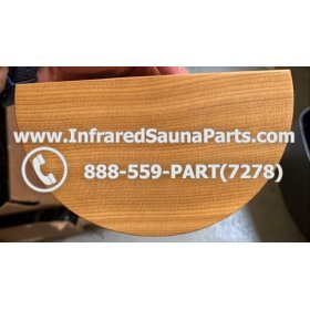 WOOD HANDLES + TOWEL HANDLES - HEMLOCK WOOD DOOR HANDLE STYLE 7 2