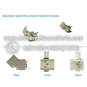 CERAMIC INFRARED SAUNA  HEATERS - ENLIGHTEN FAR INFRARED E-HEATER 14A 2