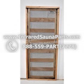 WOOD BACKRESTS - HEMLOCK WOOD BACKREST ( 33.2" X 14" ) 4