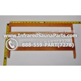 WOOD MAGAZINE HOLDERS - HEMLOCK WOOD MAGAZINE RACK ( 21.5" x 12" ) 2