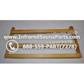 WOOD MAGAZINE HOLDERS - HEMLOCK WOOD MAGAZINE RACK ( 21.5" x 12" ) 6