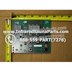 CIRCUIT BOARDS / TOUCH PADS - CIRCUIT BOARD  TOUCHPAD KEYSBACKYARD INFRARED SAUNA SRZHX001 - (10 BUTTONS) 9