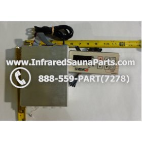 COMPLETE CONTROL POWER BOX WITH CONTROL PANEL - COMPLETE CONTROL POWER BOX EZE INFRARED SAUNA WITH CONTROL PANEL 7