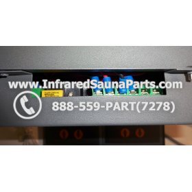 COMPLETE CONTROL POWER BOX WITH CONTROL PANEL - COMPLETE CONTROL POWER BOX CLEARLIGHT INFRARED SAUNA 110v 120v WITH TWO CONTROL PANELS 12