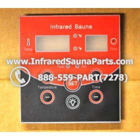 FACE PLATES - FACEPLATE FOR CIRCUIT BOARD PRECISION INFRARED SAUNA  06S064 4
