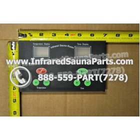 FACE PLATES - FACEPLATE FOR CIRCUIT BOARD LUX INFRARED SAUNA NYSN3DB F1.3 2