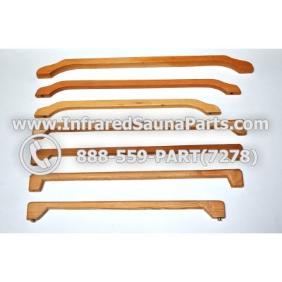 WOOD HANDLES + TOWEL HANDLES - HEMLOCK WOOD TOWEL HANDLE ( 19.75" x 1.75" ) 1