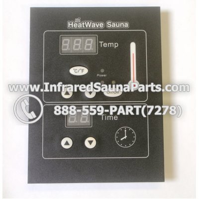 CIRCUIT BOARDS WITH  FACE PLATES - CIRCUIT BOARD WITH FACE PLATE HEATWAVE INFRARED SAUNA 03112006 MANUAL ON  OFF SWITCH 1