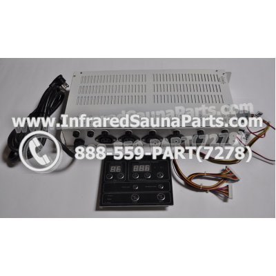 COMPLETE CONTROL POWER BOX WITH CONTROL PANEL - COMPLETE CONTROL POWER BOX WATERSTAR INFRARED SAUNA STYLE 4 WITH ONE CONTROL PANEL 1