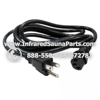 POWER CORD - POWER CORD 15ft 14 AWG UNIVERSAL - IEC320 C13 TO NEMA 5-15P SJT 15A PLUG STYLE 7 1