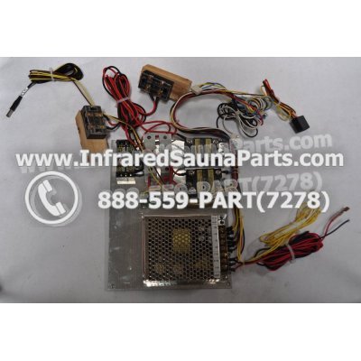 COMPLETE CONTROL POWER BOX 220V / 240V - COMPLETE CONTROL POWER BOX  220V / 240V LUX INFRARED SAUNA STYLE 2 1