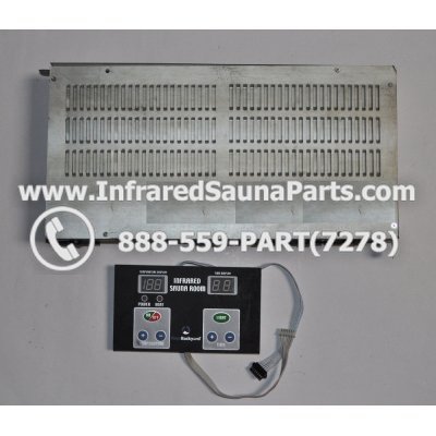 COMPLETE CONTROL POWER BOX WITH CONTROL PANEL - COMPLETE CONTROL POWER BOX IRONMAN INFRARED SAUNA STYLE 2 WITH ONE CONTROL PANEL 1